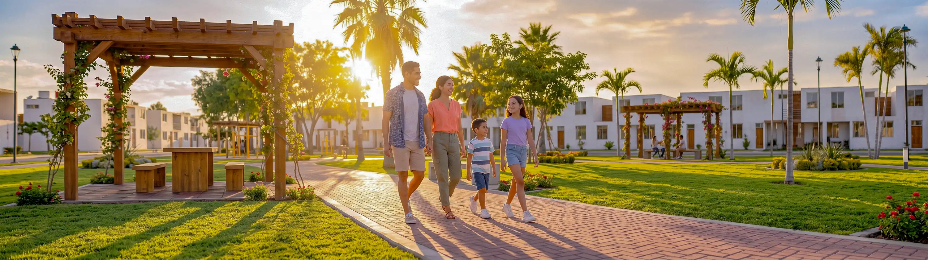 familia feliz en Las Palmas del Norte